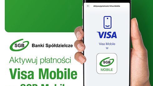 Płatności Visa Mobile w aplikacji SGB 